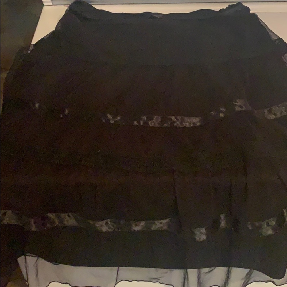 Black skirt